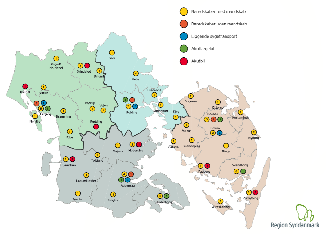 Ambulanceudbud Region Syd